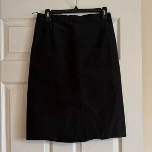 Moschino Black Skirt with Black Bow / Size 10